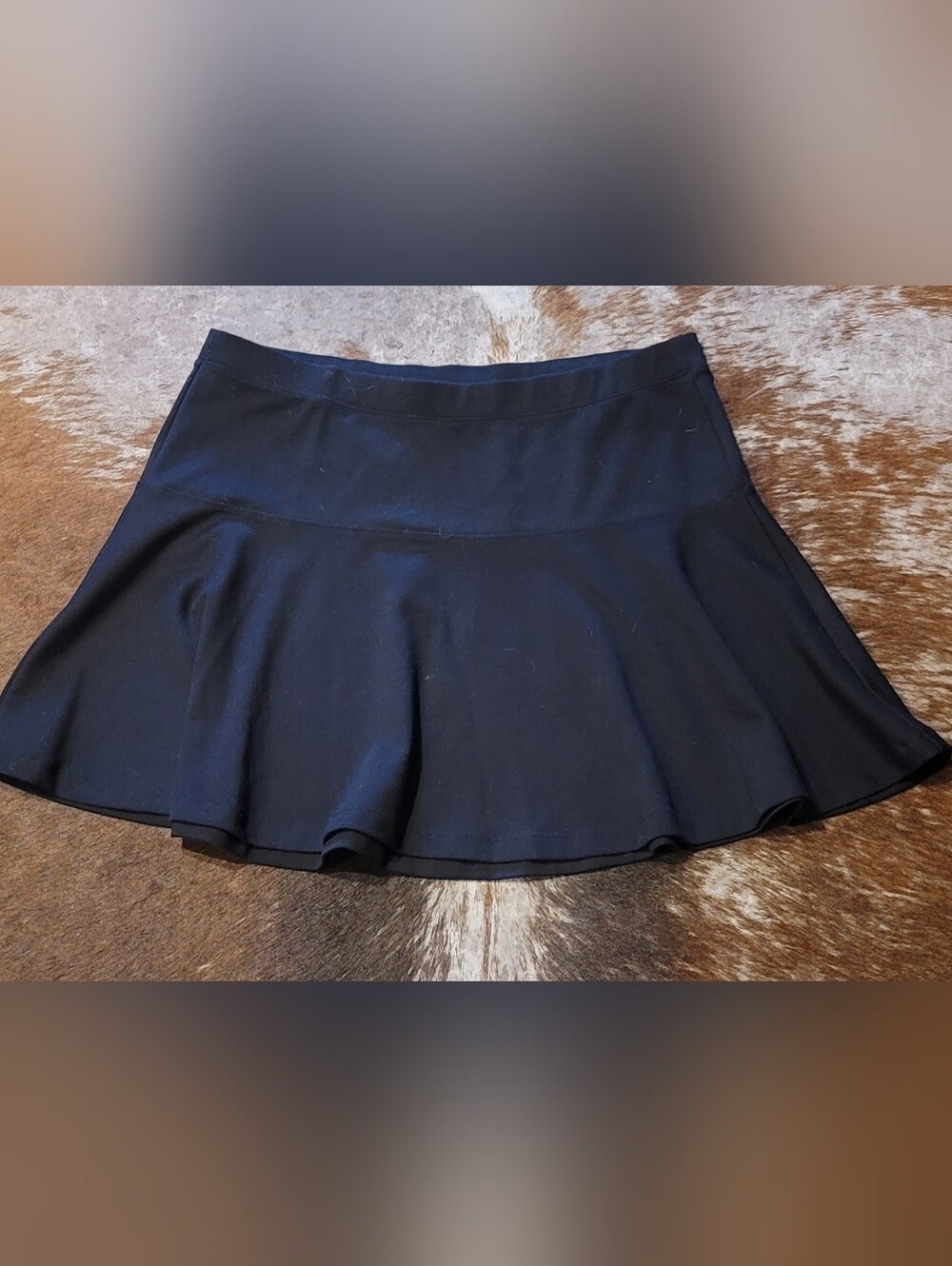 Old Navy Plus Size Black Circle Skater Skirt